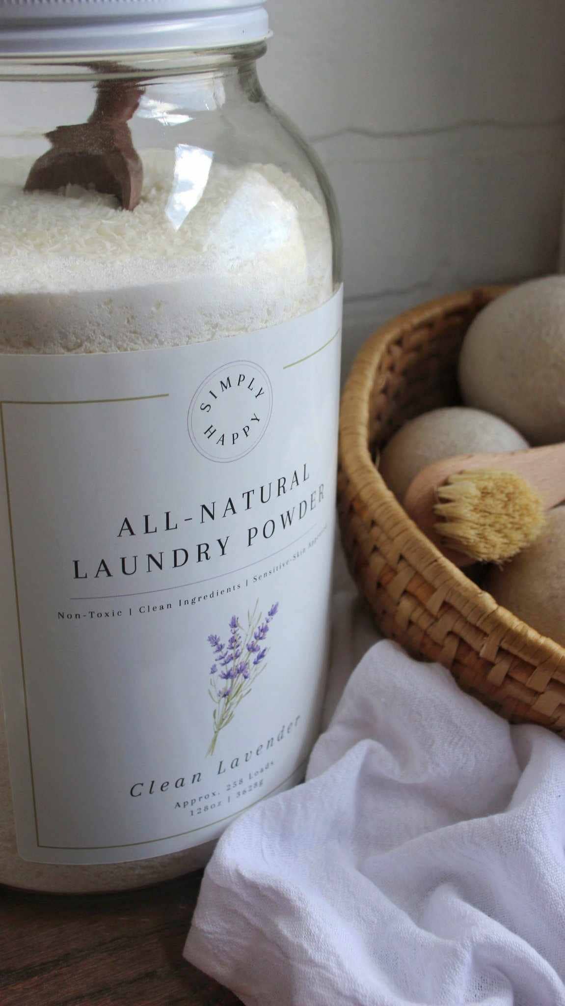 Clean Lavender All-Natural Laundry Powder