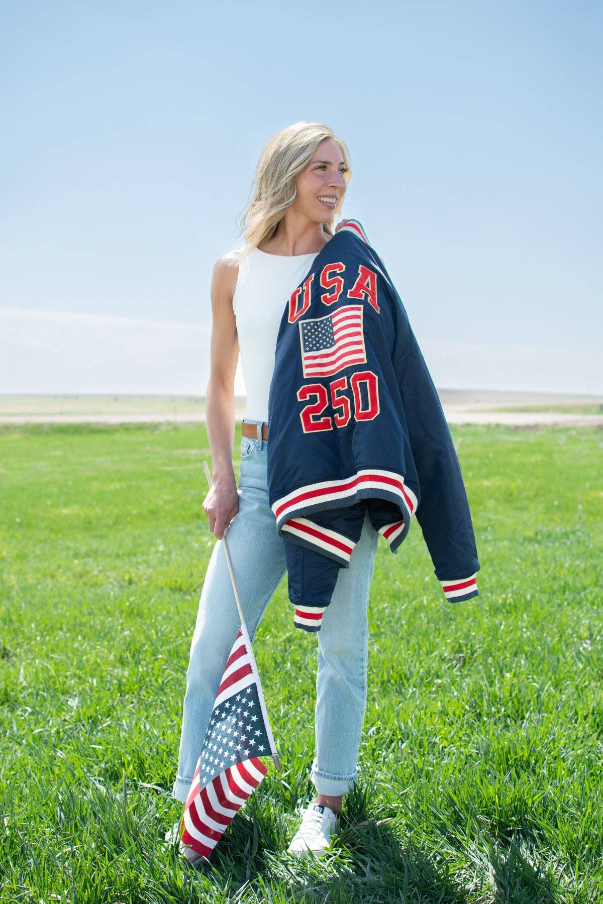 USA 250 Varsity Style Jacket