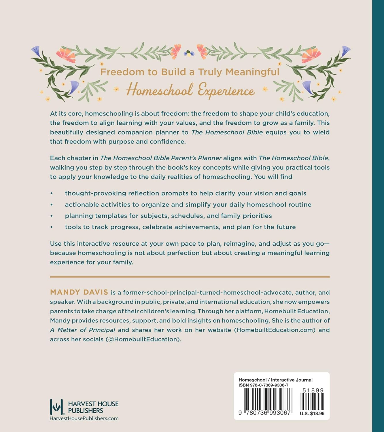 The Homeschool Bible Parent's Planner