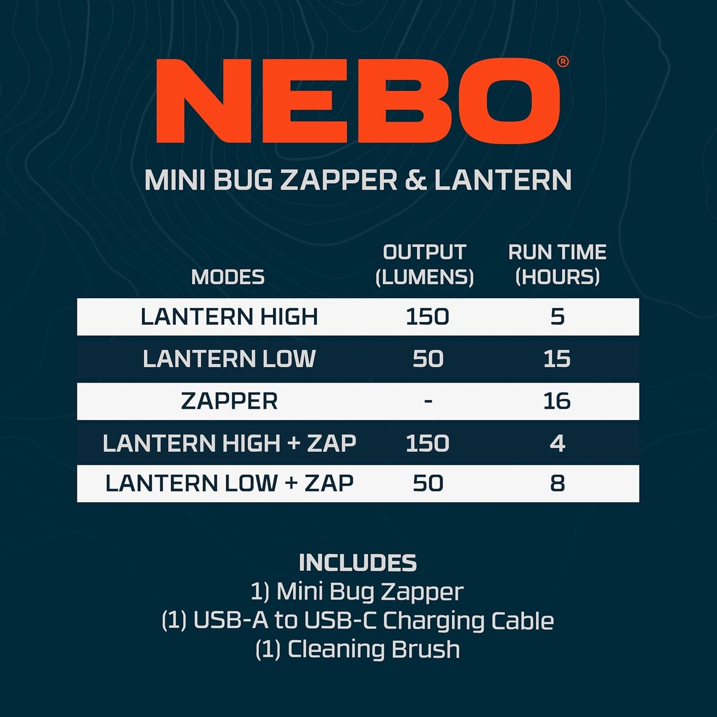 MINI BUG ZAPPER & LANTERN