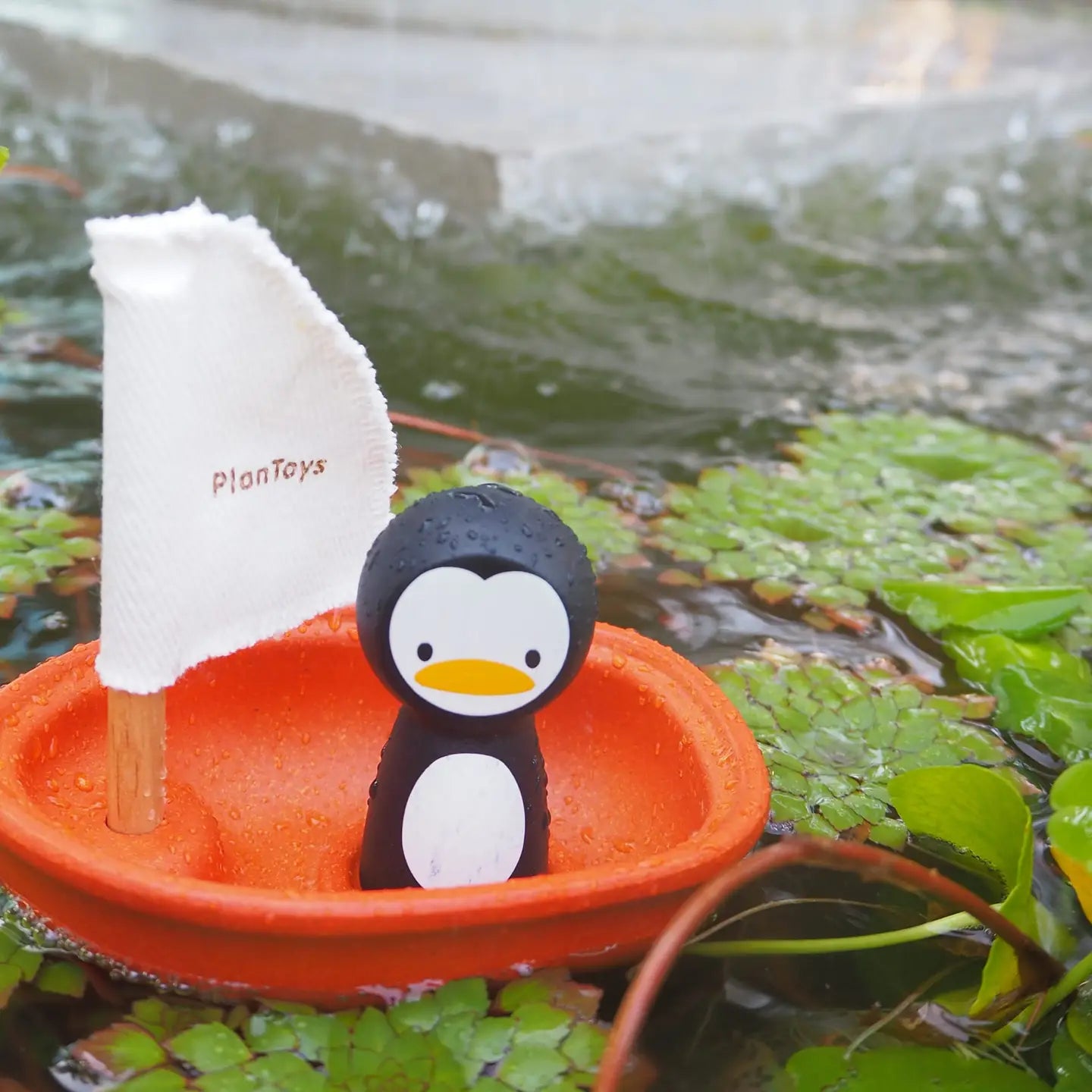 Penguin Sailboat Bath Toy