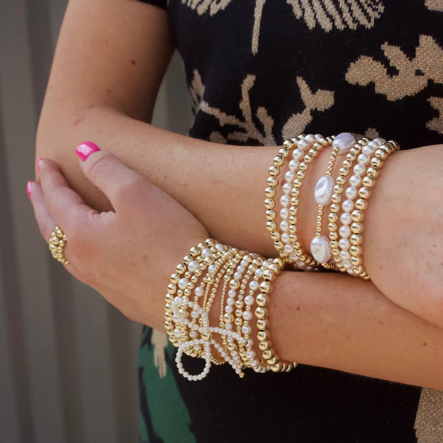 Gold Filled | Glass Pearl 24