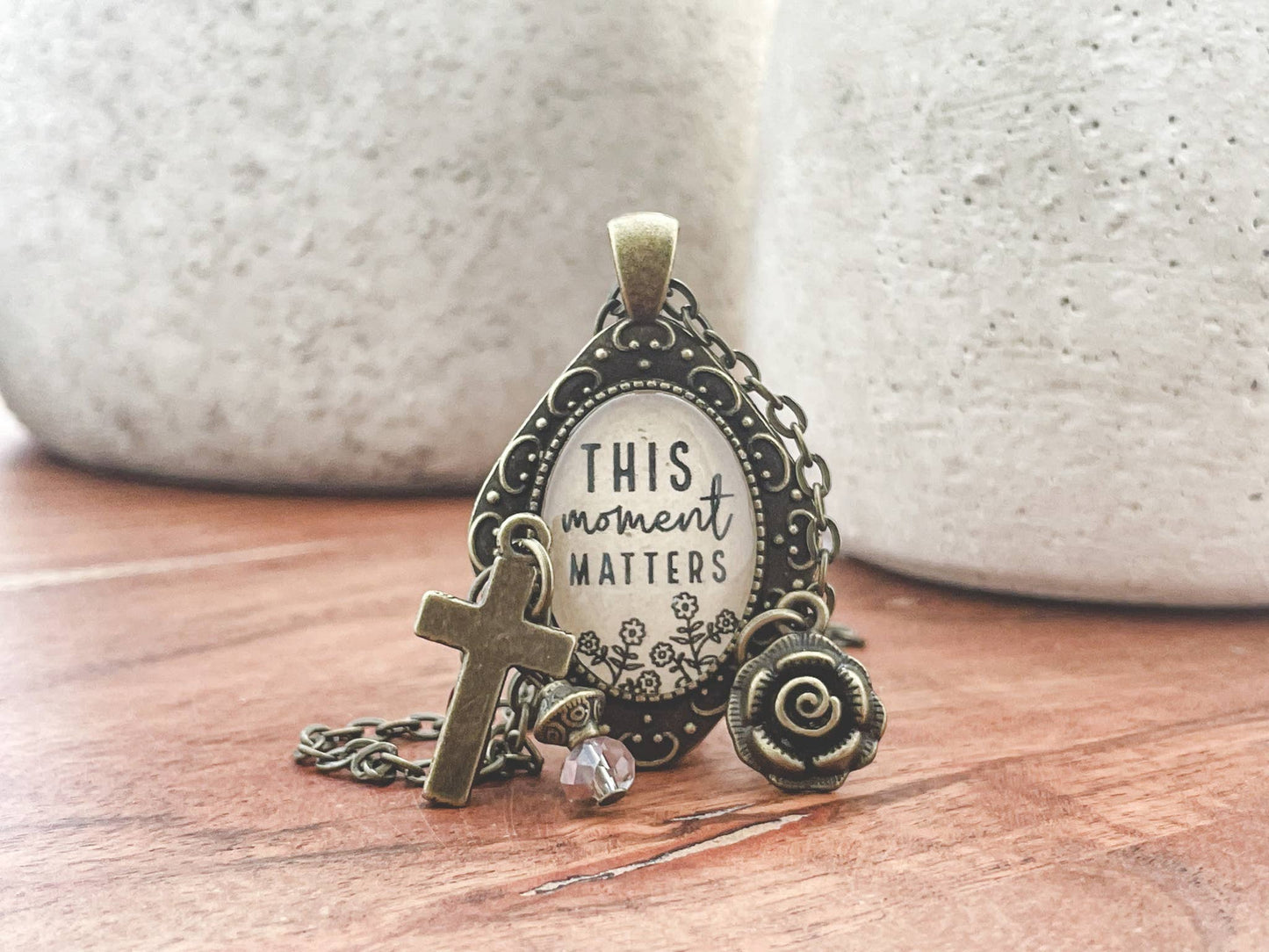 This moment matters necklace Christian jewelry