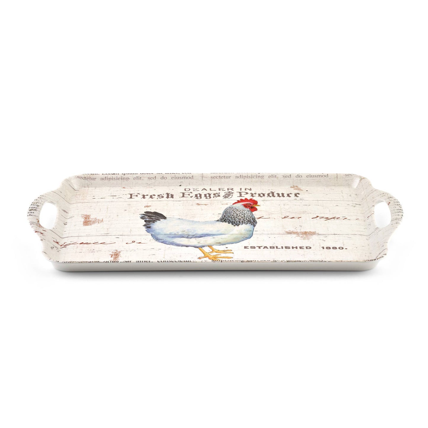 On The Farm Large Handled Tray