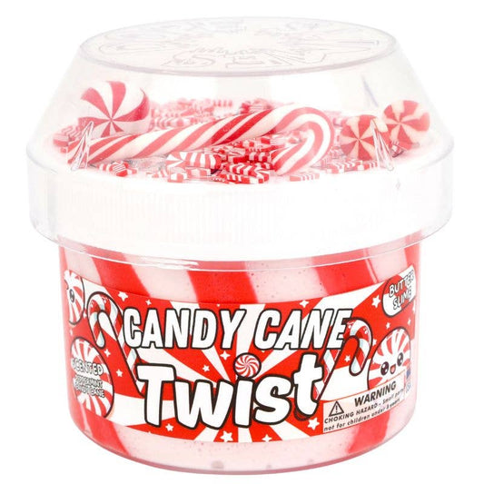 Candy Cane Twist - Christmas Slime