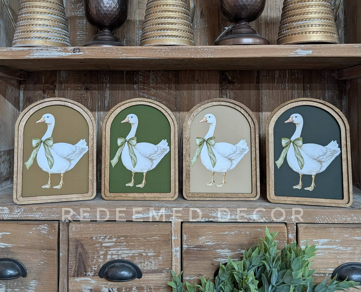 Spring Goose  Arch Top Art
