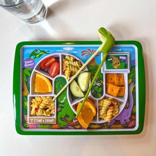 Dino Time Dinner Winner Plate