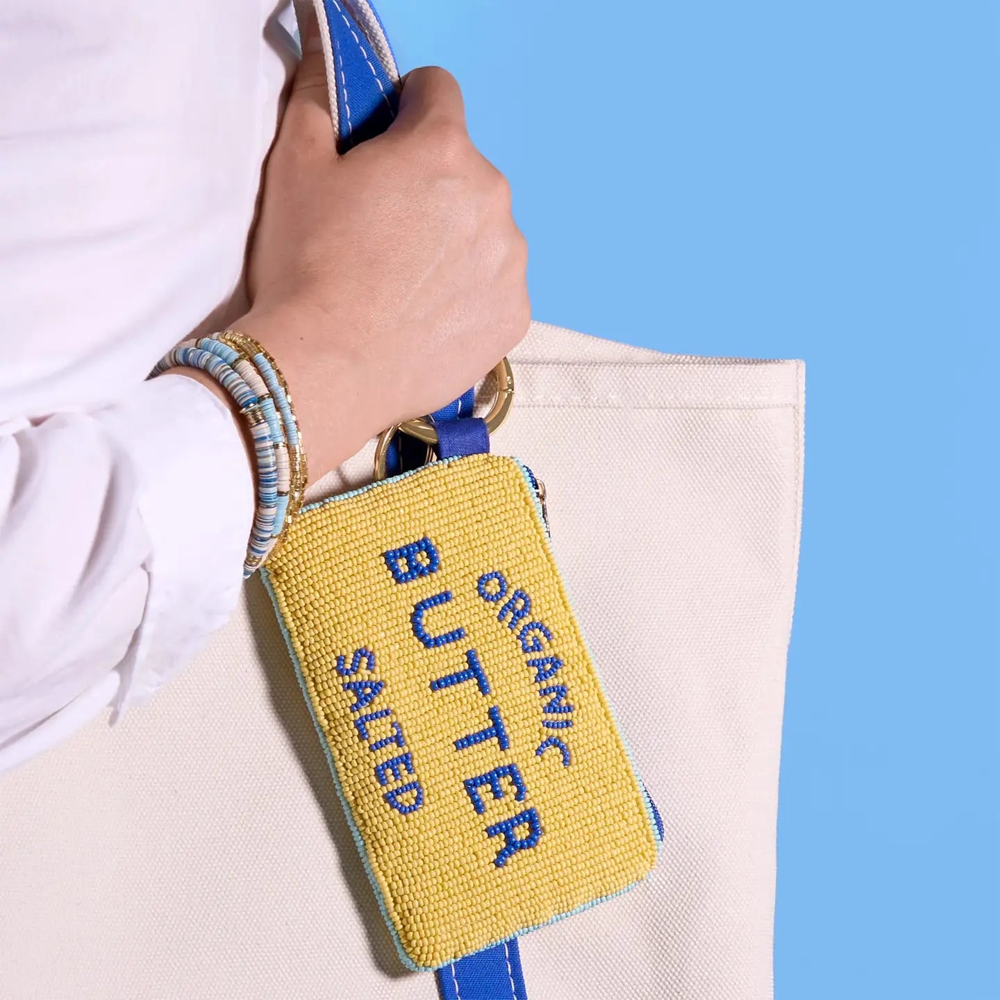 The Butter Me Up Beaded Coin Pouch