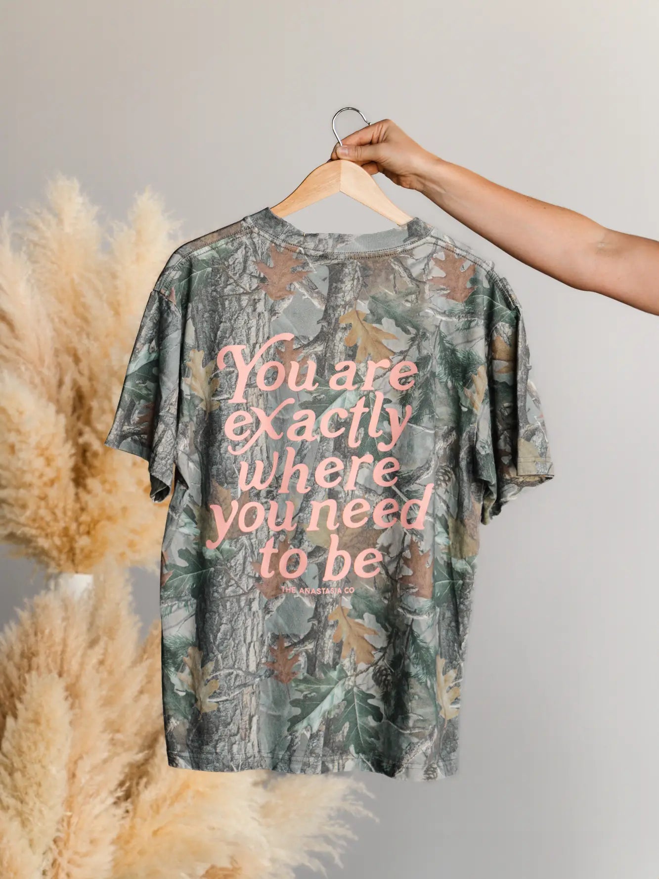 Exactly Where You Need to Be Comfort Colors® Camo Graphic Tee