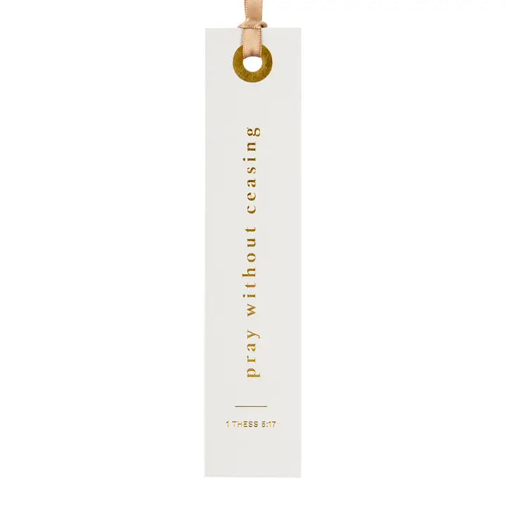 Church Notes Co. Scripture Bookmark | Gold Foil Bible Bookmark