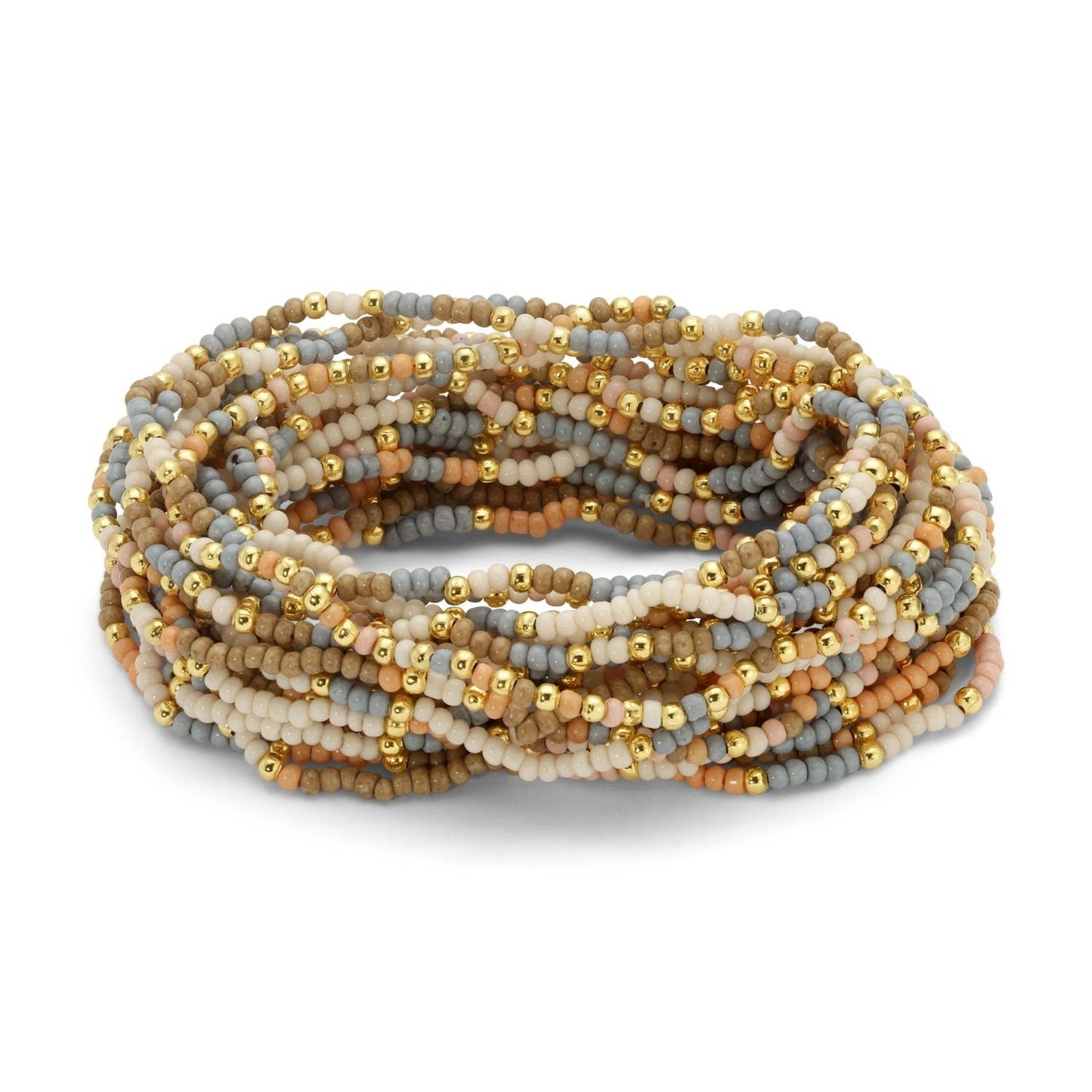 Asst 2mm Stretch Seed Bead Bracelets