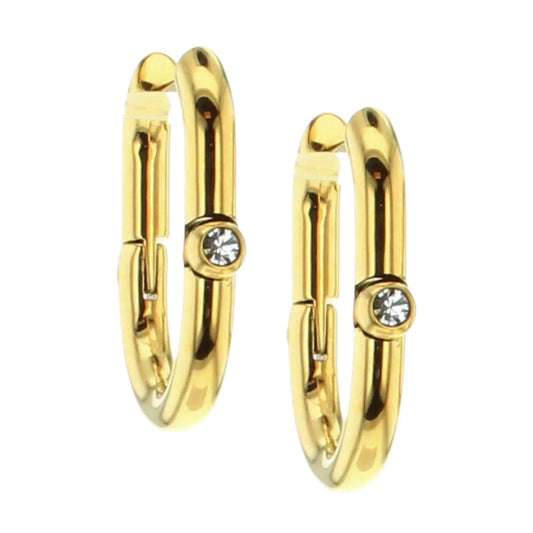 The Kit Waterproof Gold Huggie Hoop Earrings
