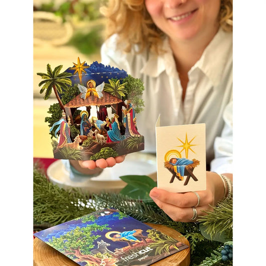 Mini Nativity Pop Up Card