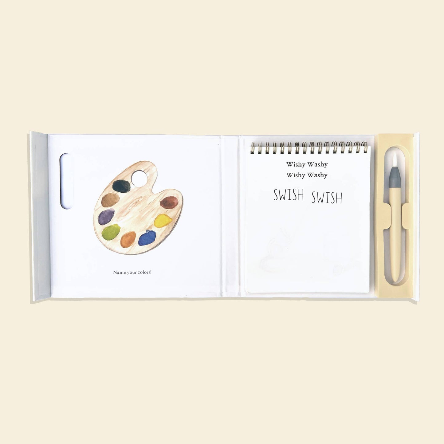 Wishy Washy Water Reveal Activity Book | Reusable No-Mess Coloring