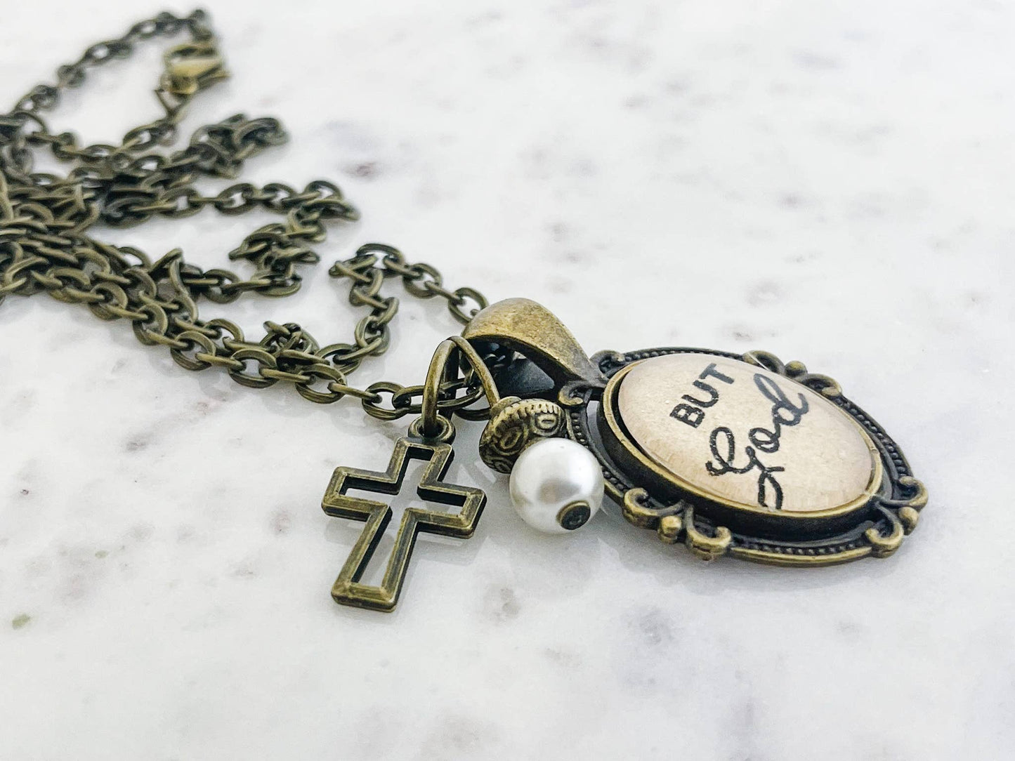 But God necklace Inspirational jewelry for Christian store