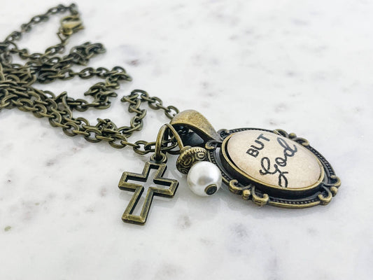 But God necklace Inspirational jewelry for Christian store