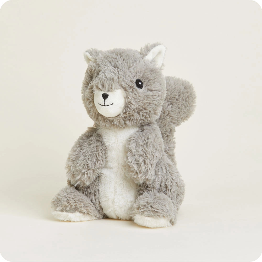Warmies Gray Squirrel 13 inch microwavable weighted plush with lavender