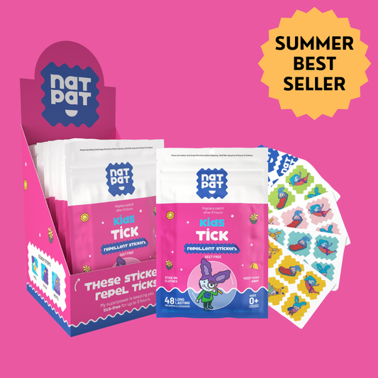 NATPAT Trailpatch - Tick Repellent Stickers for Kids