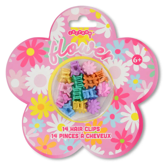Flower Power Girls Hair Clips