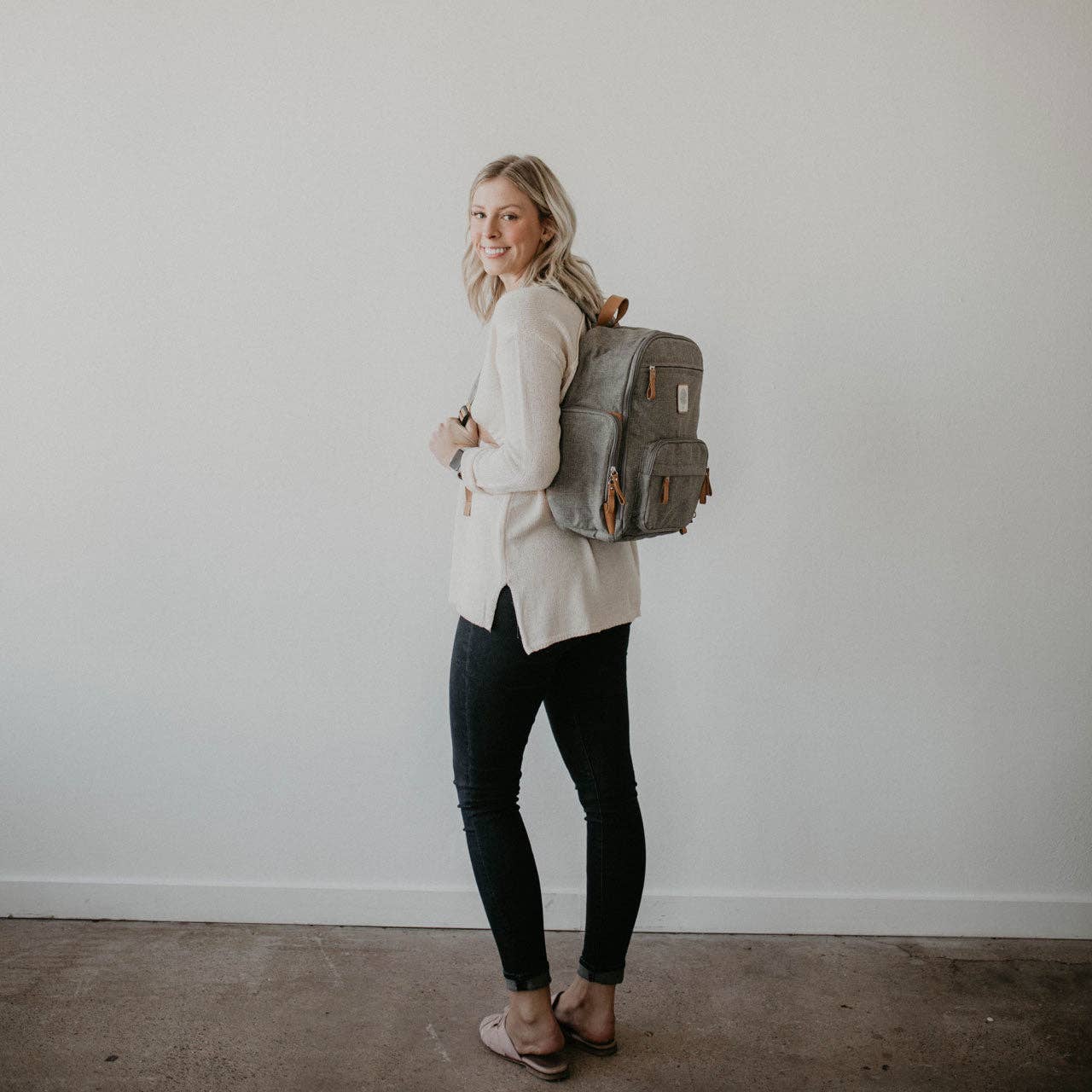 Birch Bag Mini - Diaper Backpack in Gray