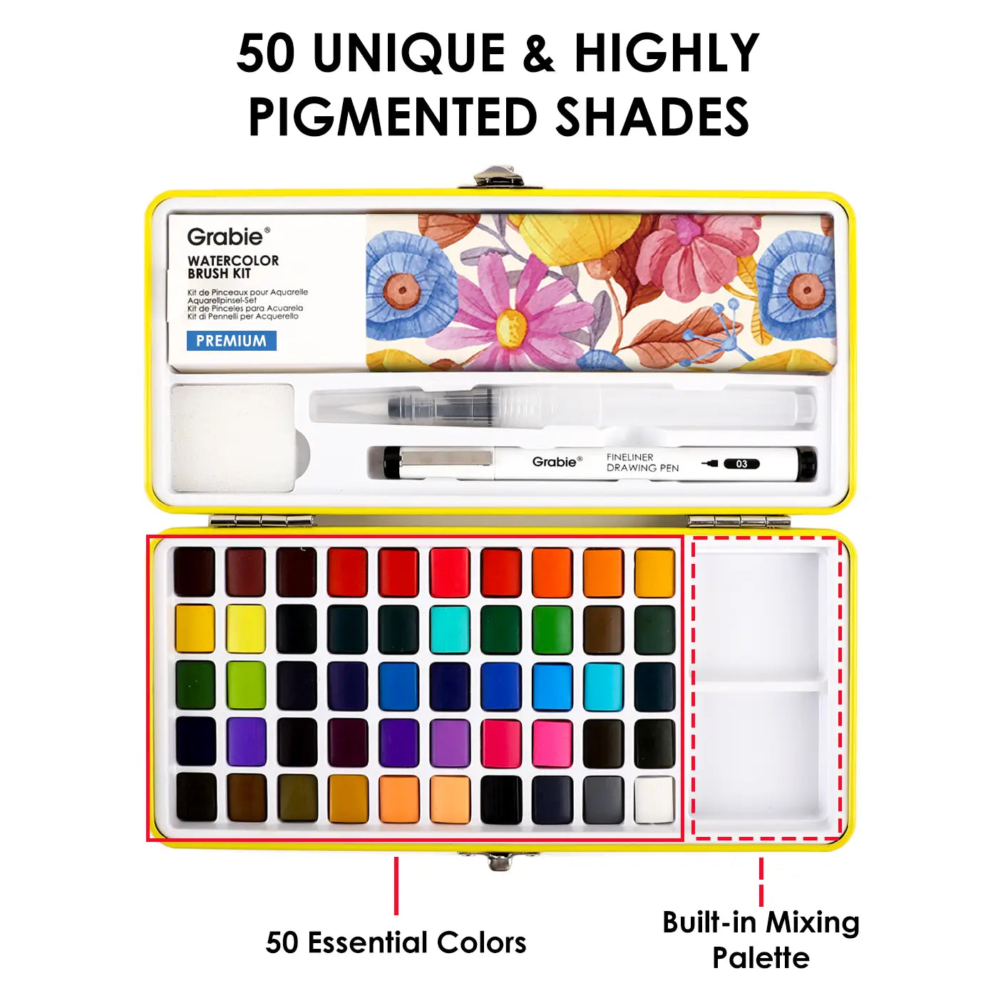 All-in-One Premium Watercolor Set of 50