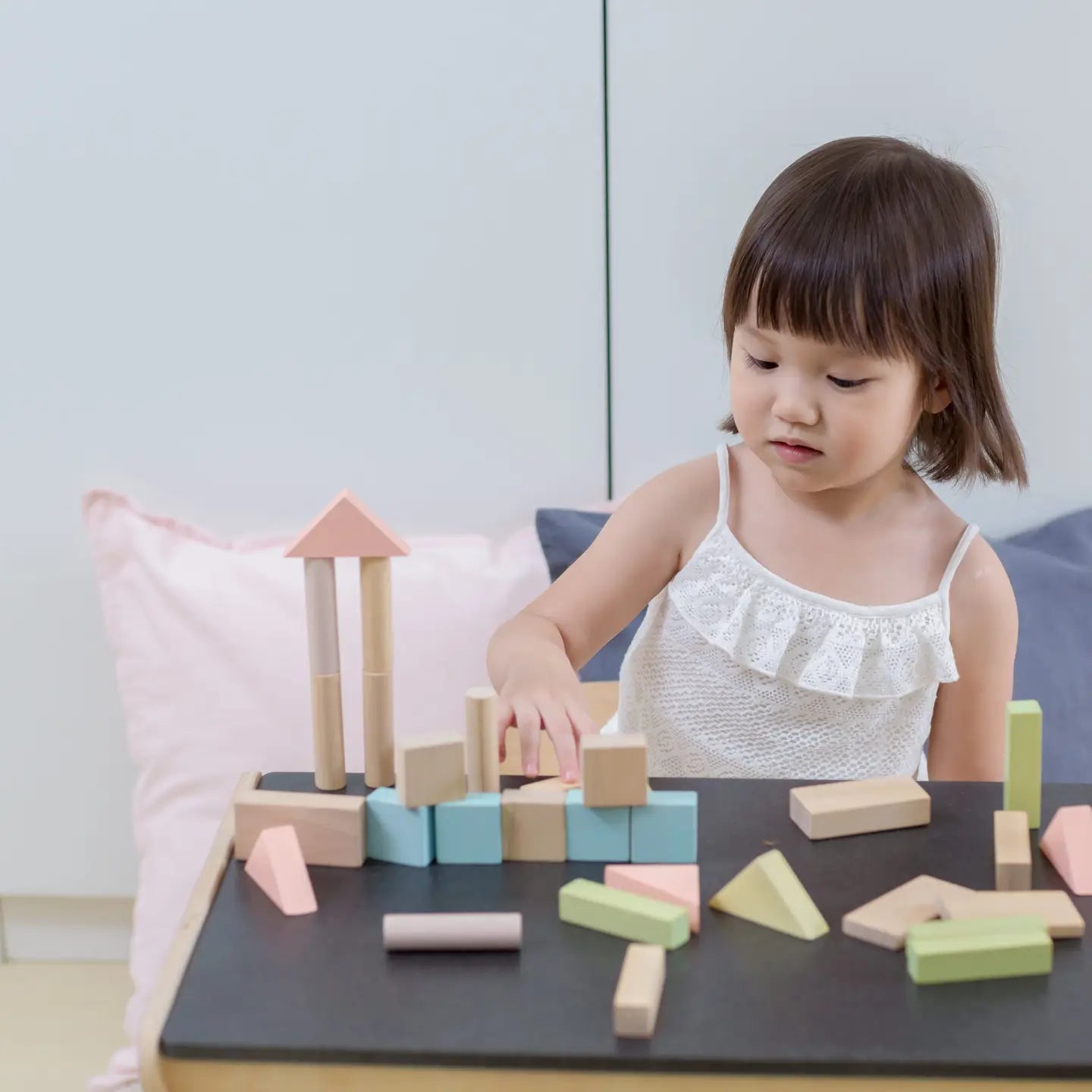 Pastel Wooden Blocks
