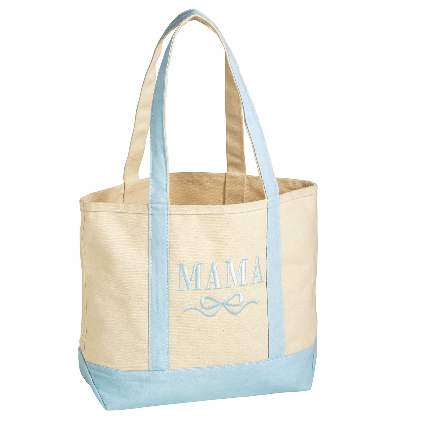 Mama Bow Canvas Tote