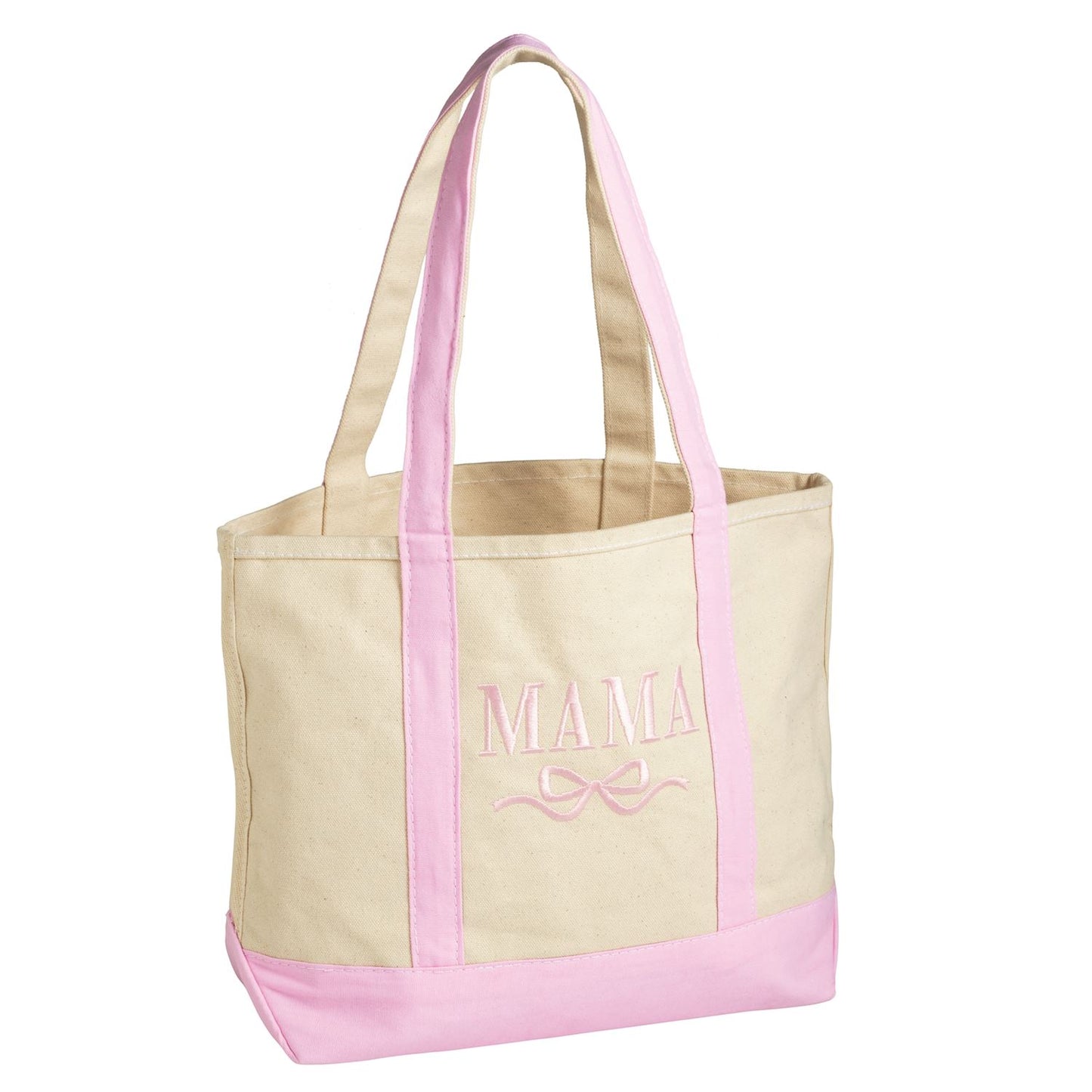 Mama Bow Canvas Tote