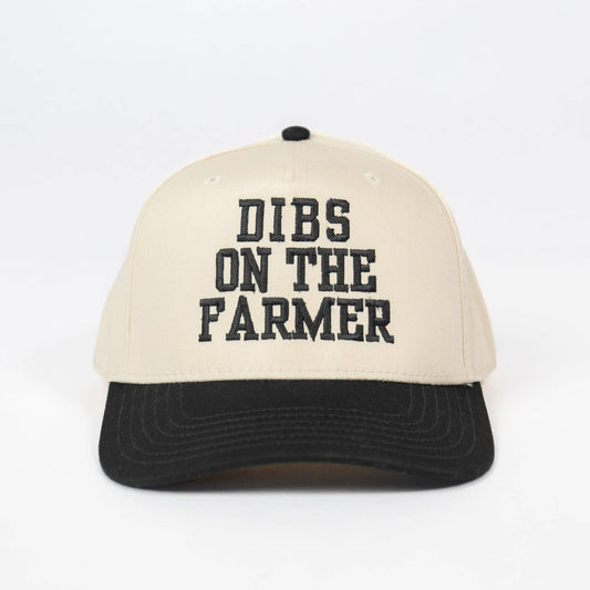 Western 'Dibs on the Farmer' Women's Embroidered Trucker Hat