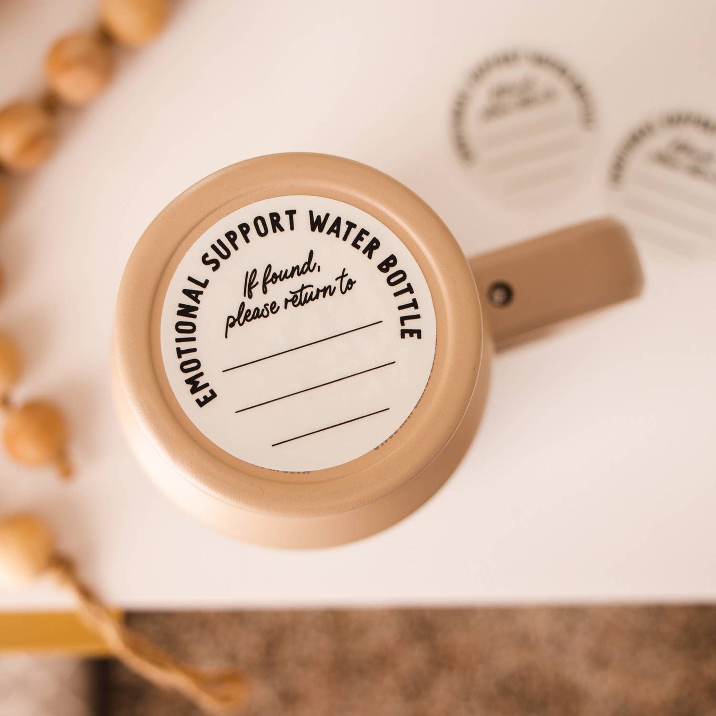 Emotional Support Water Bottle If Found Stickers - Set of 3