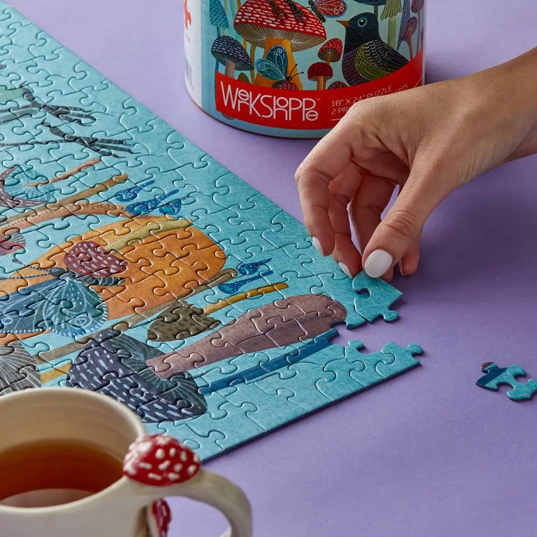 Mushroom Garden 500 Piece Puzzle