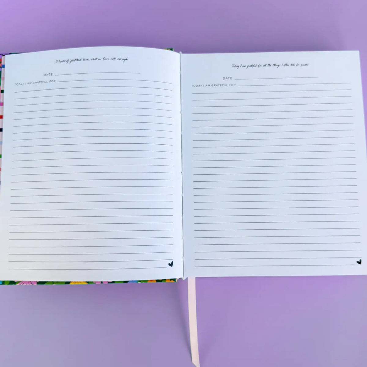 Christian 365 day gratitude journal interior with Today I Am Grateful For daily journaling prompts
