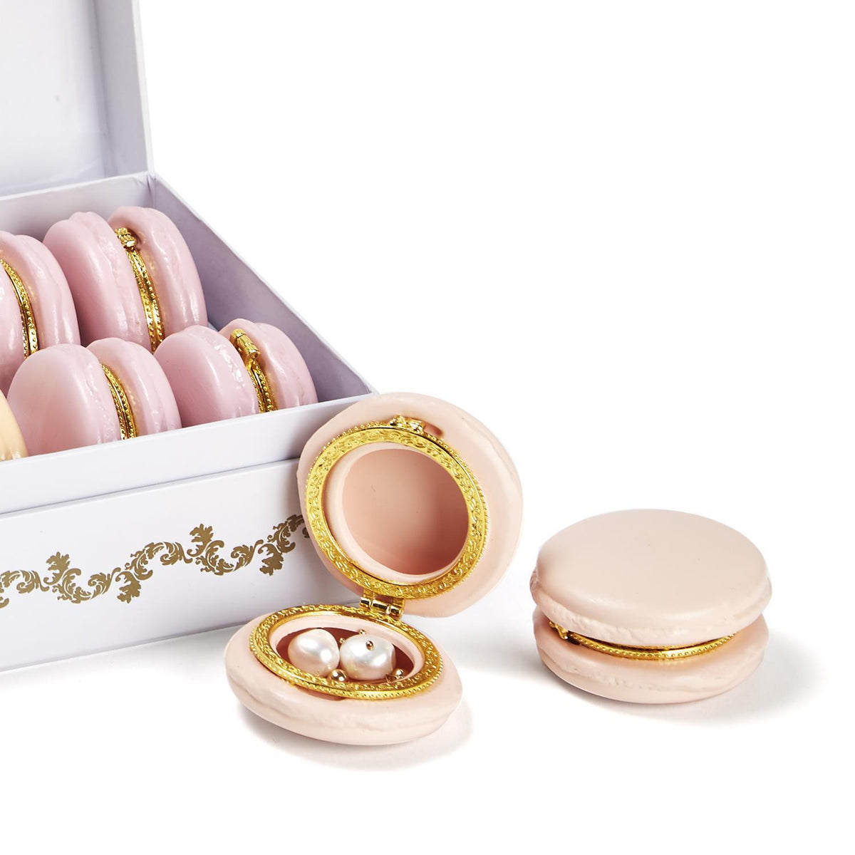 Ceramic Macaron Trinket Box | Jewelry & Keepsake Box