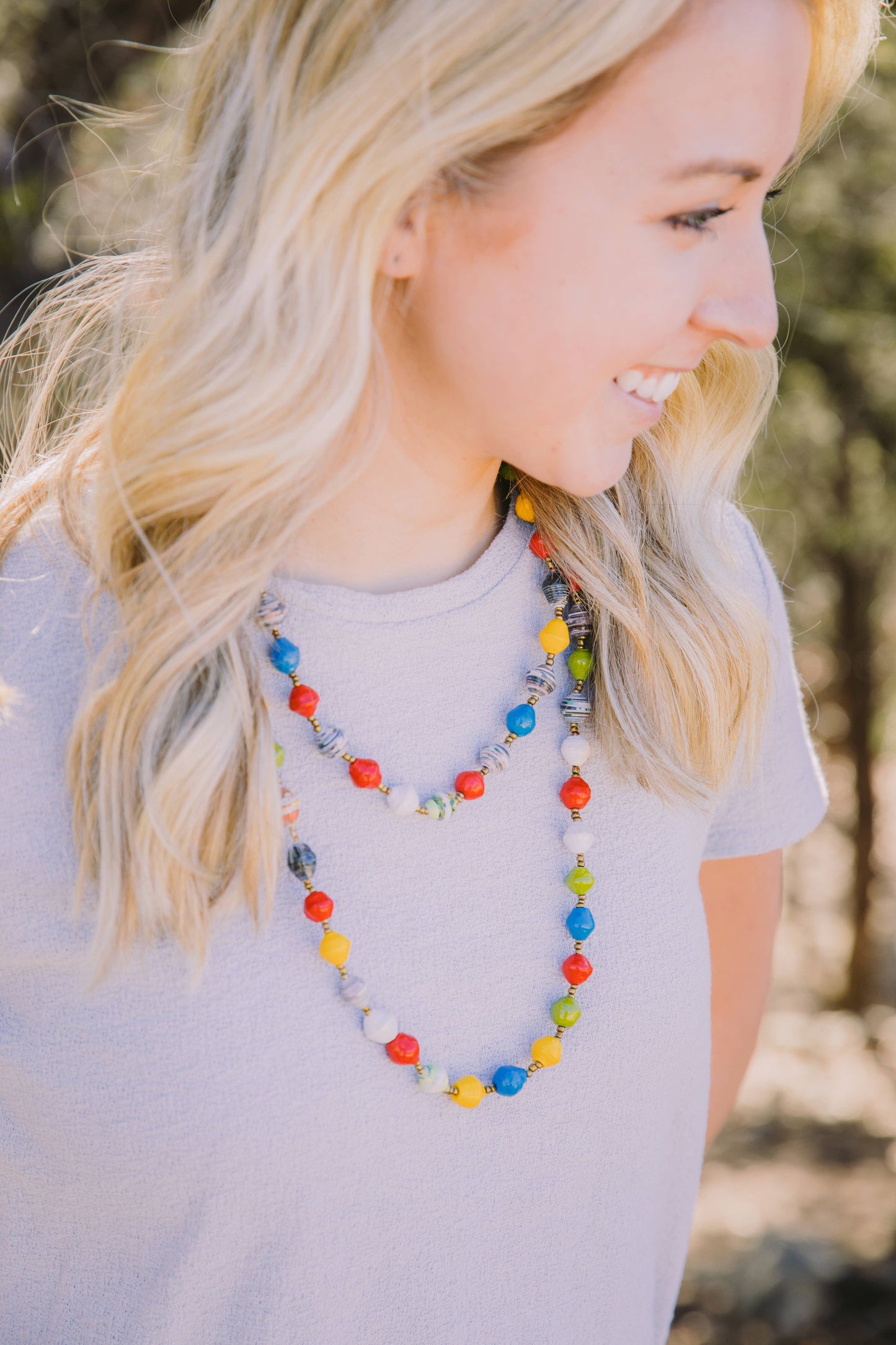 Traditional African Beads Necklace