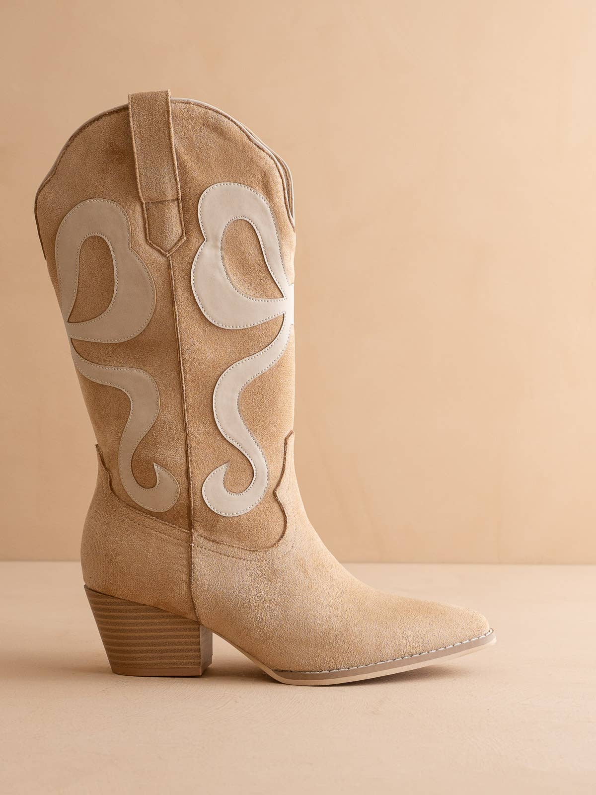 The Bowie Almond Western Cowboy Boots for Women