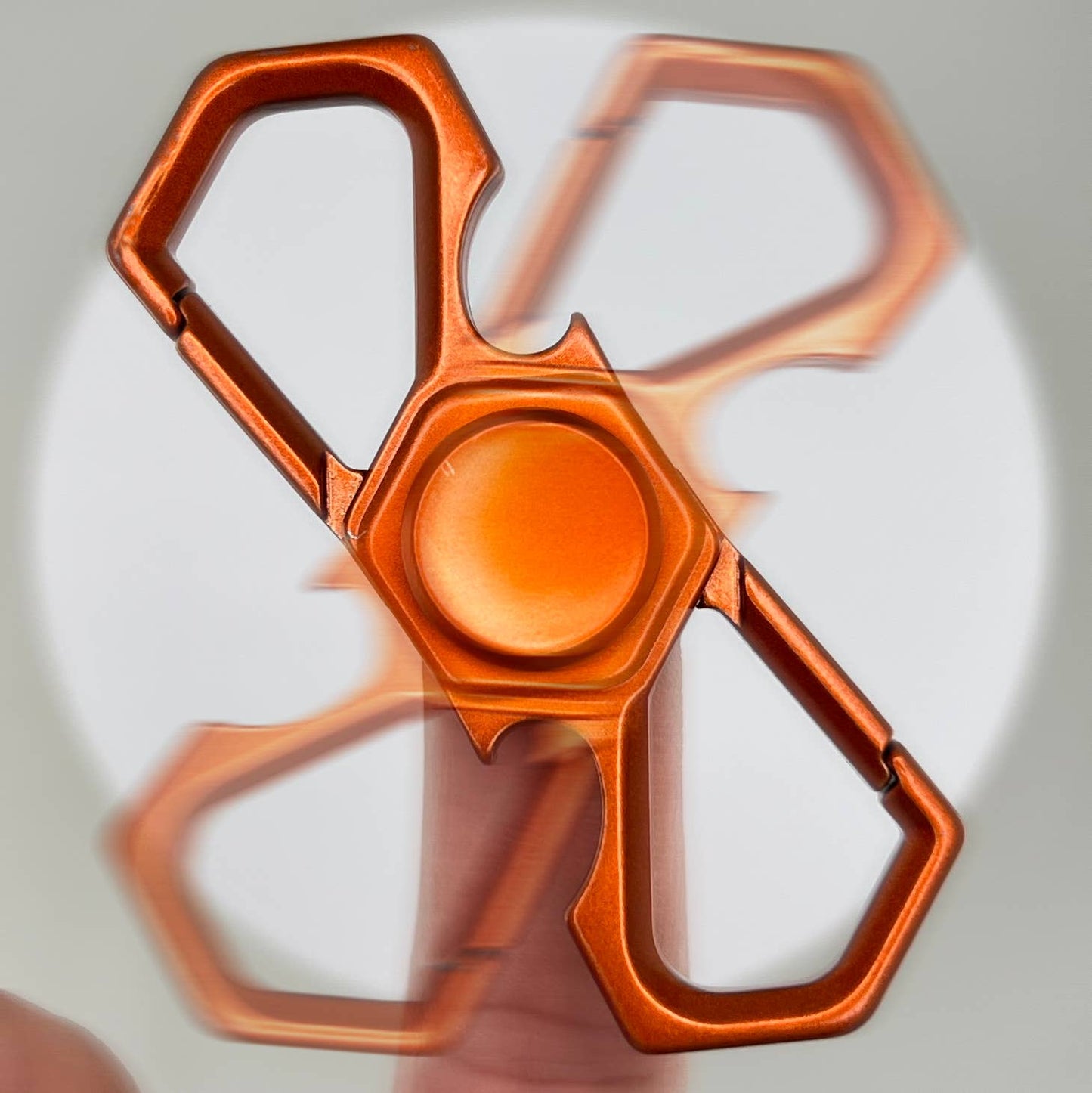 The Fidgeter Double Carabiner Fidget Toy