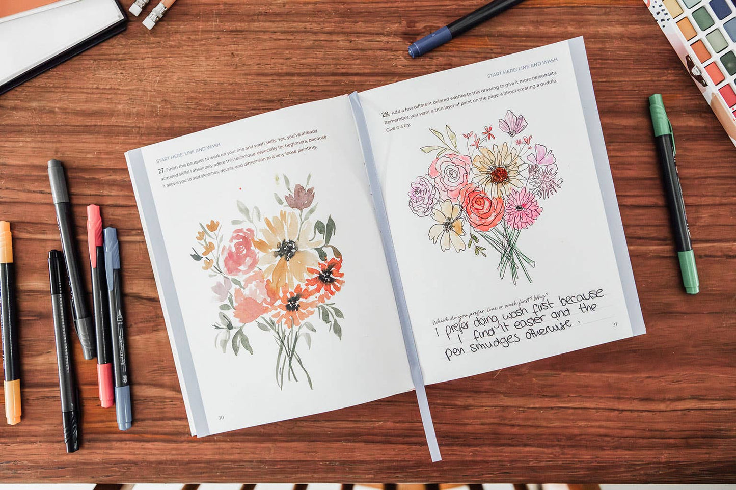 Bloom Mini Coloring Book | Floral Coloring Book for Adults