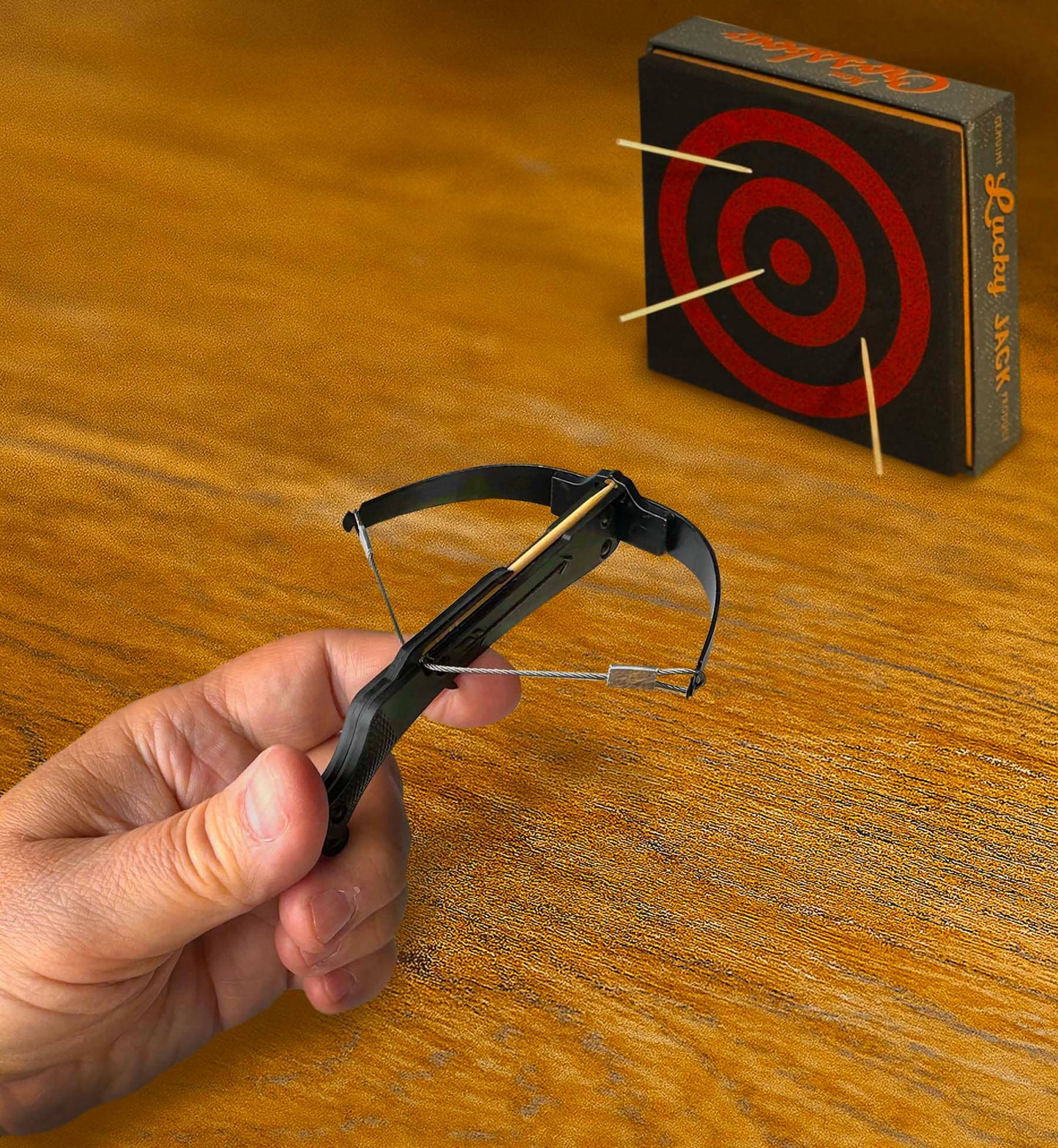 Mini Crossbow Toothpick Shooter