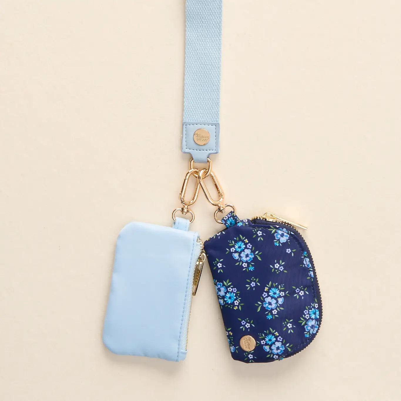 Daydream Navy Duo Pouch Wristlet