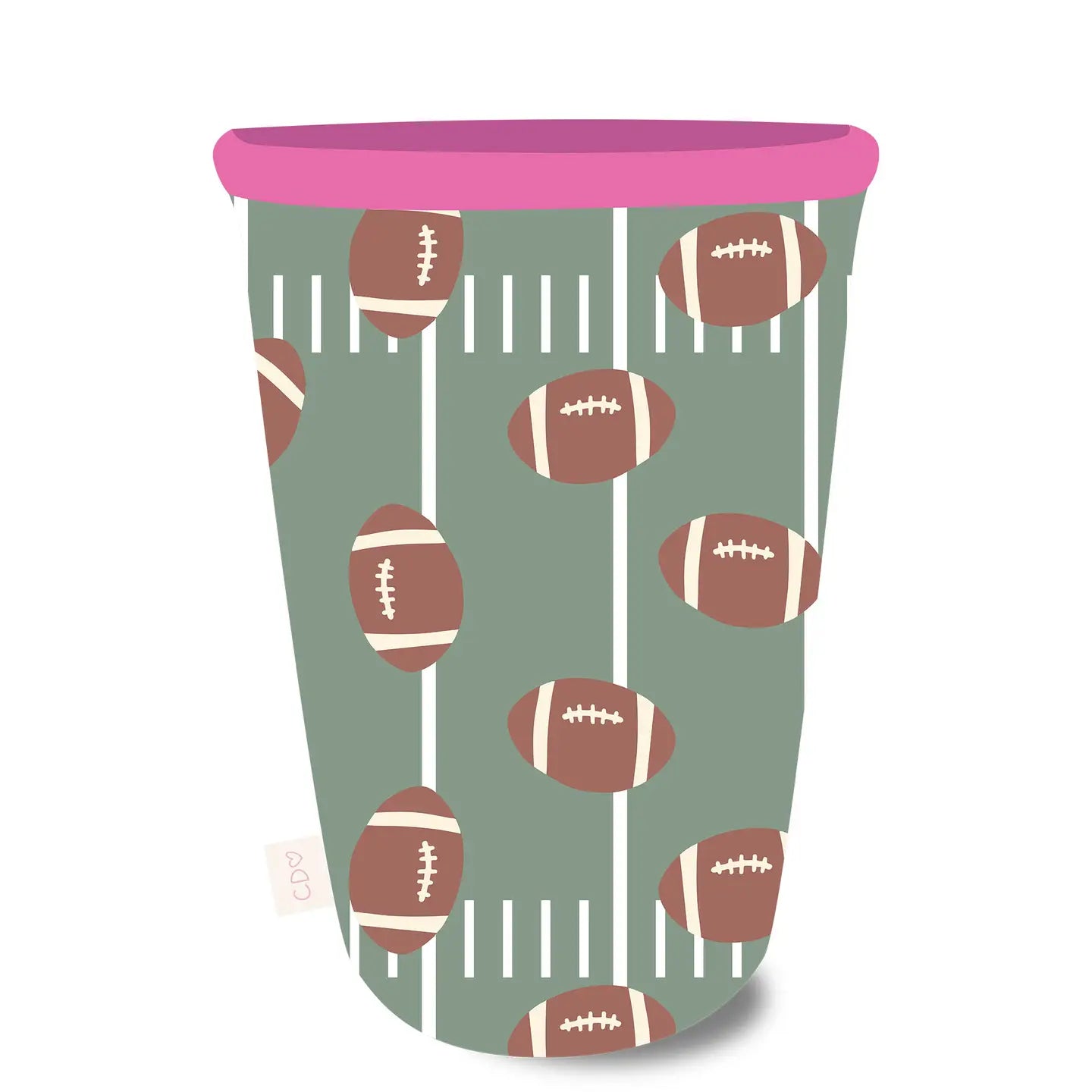 Med Football Coffee Sleeve Touchdown Season