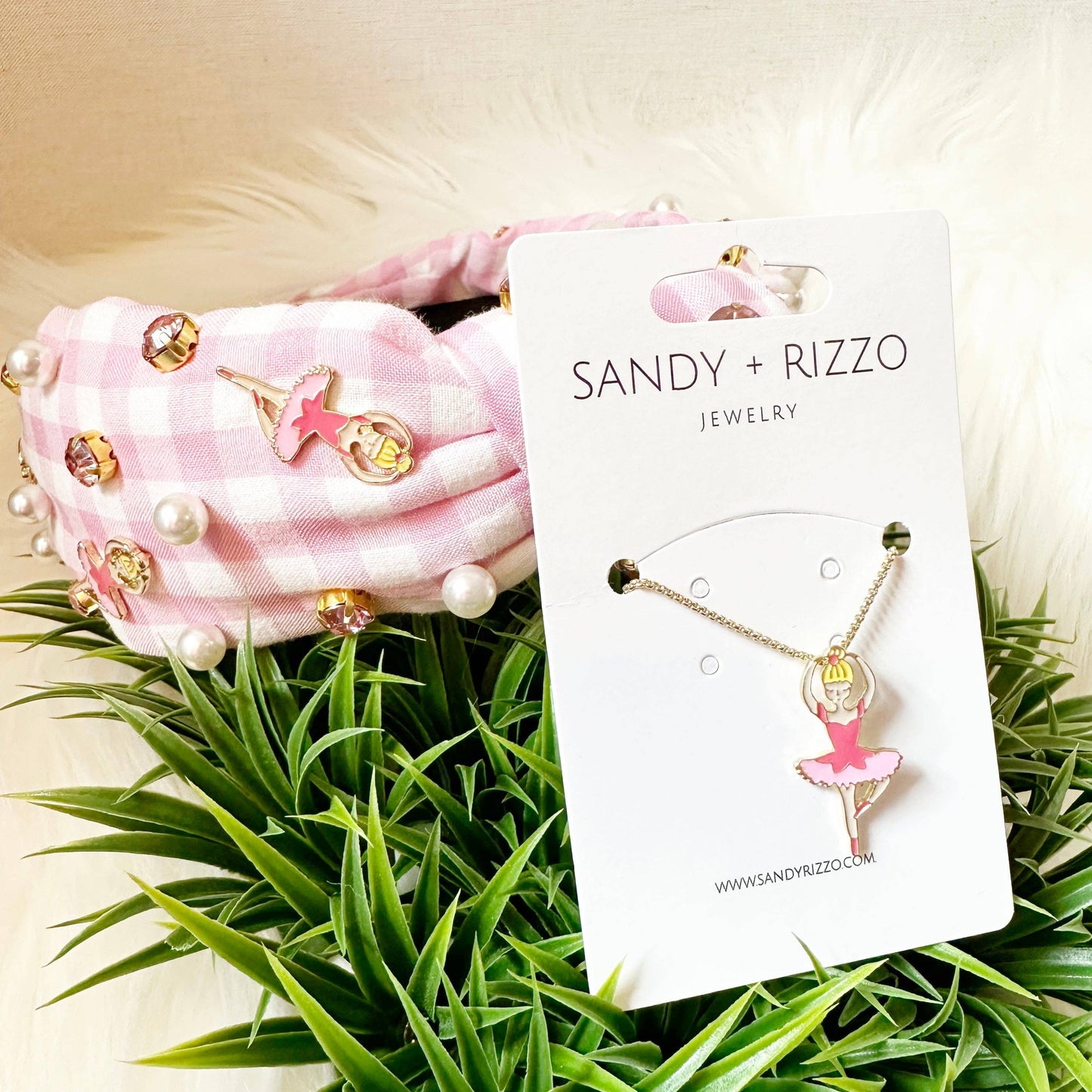 Enamel Ballerina Necklace