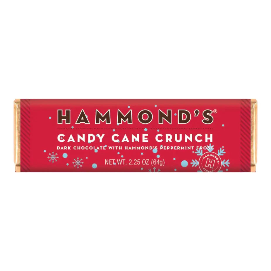 Candy Cane Crunch Candy Bar