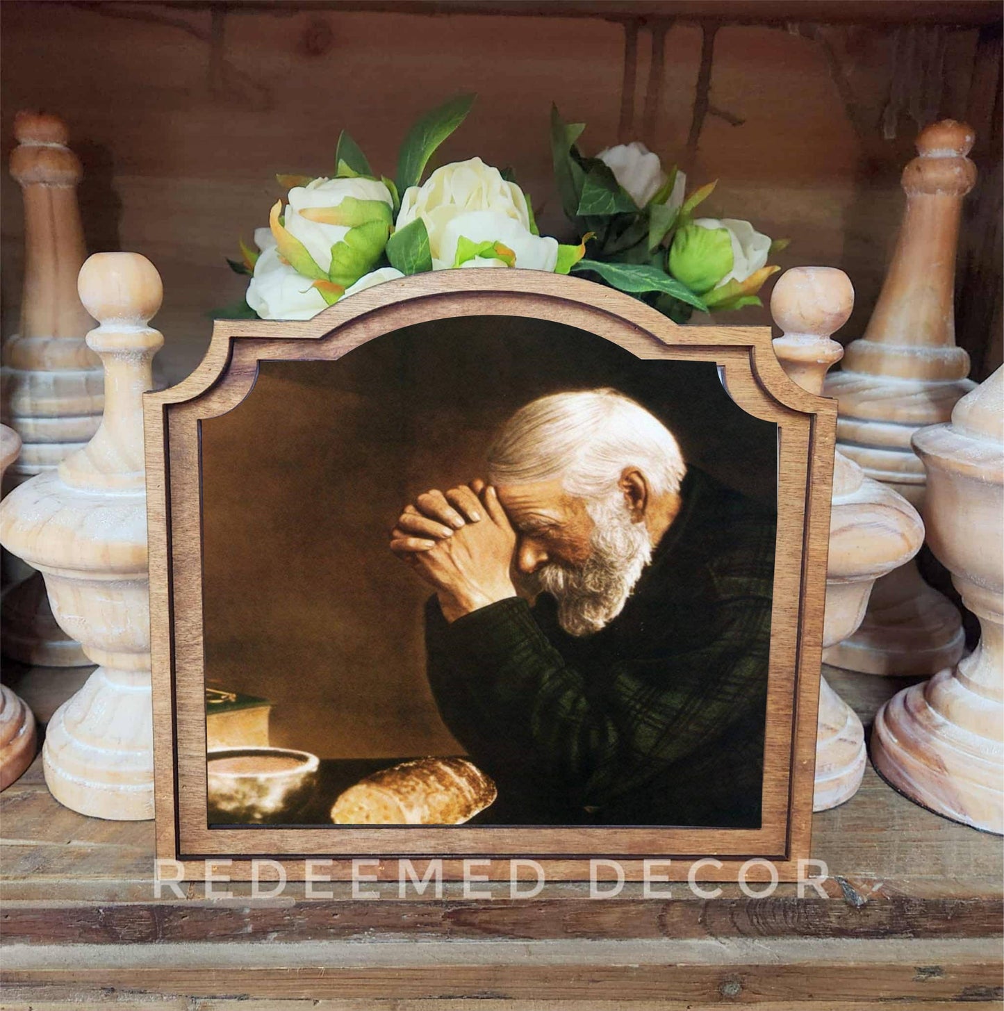 Provincial Praying Man Framed Art