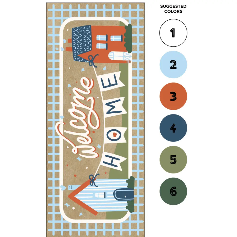 Welcome Home DIY Banner by Numbers™ Kit