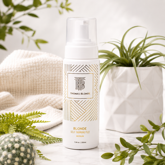 Thomas Blonde Self Tanning Fizz | Medium Sunless Tanner