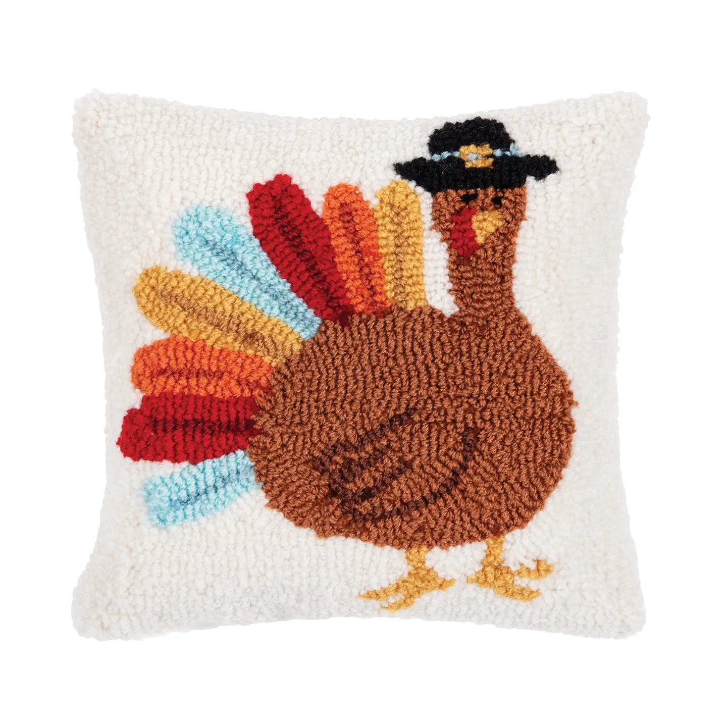Colorful Turkey Pillow