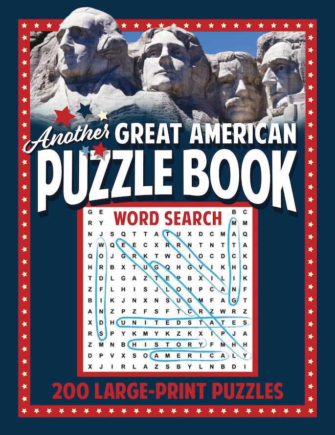Another Great American Puzzle Book with 200 large-print patriotic puzzles
