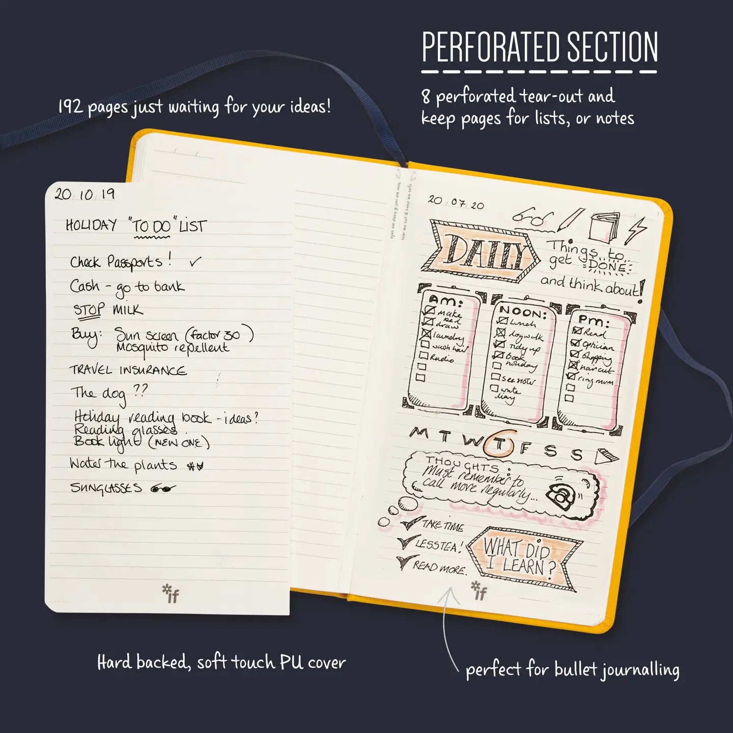 Gold Bookaroo Notebook