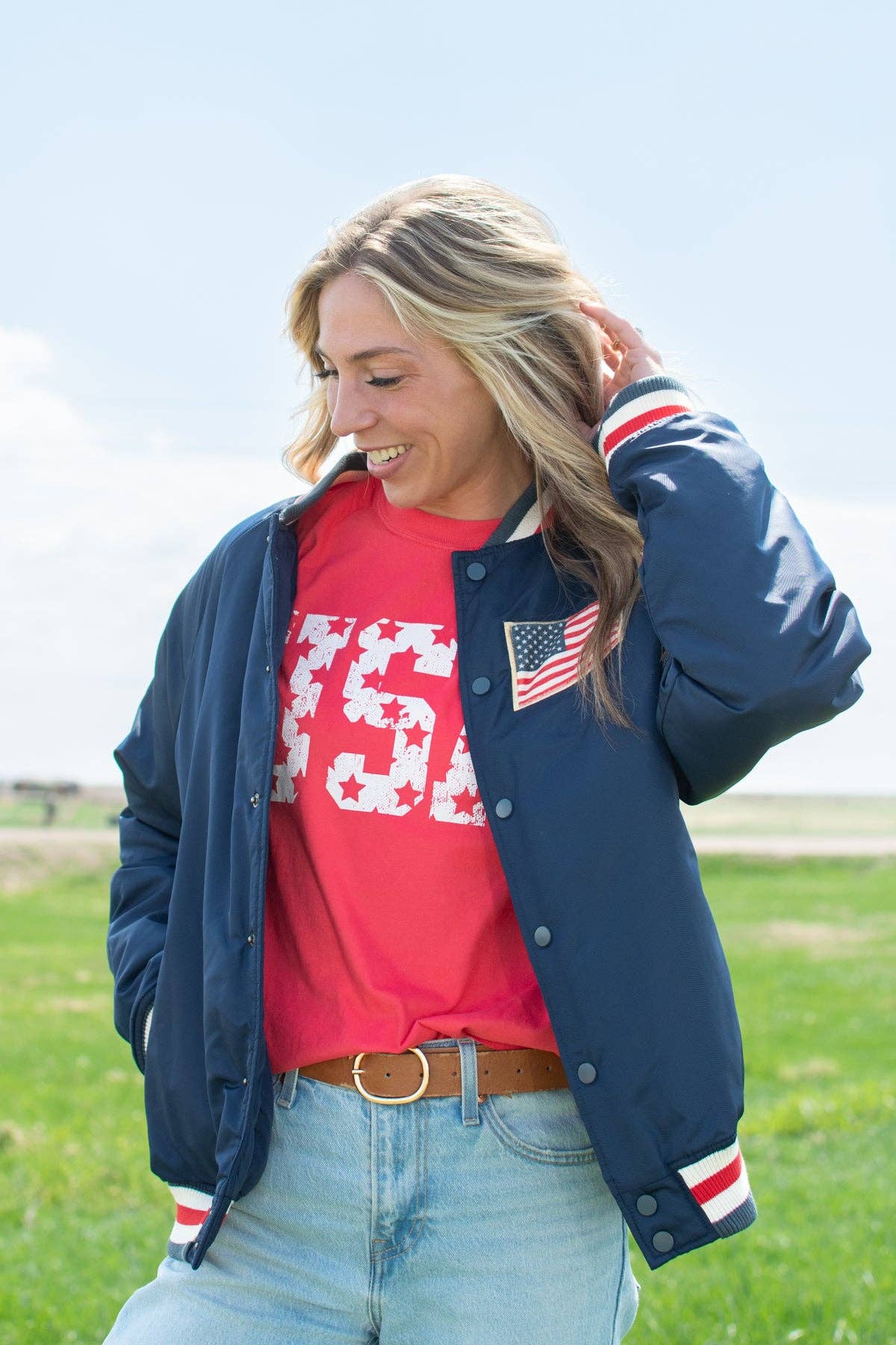 USA 250 Varsity Style Jacket