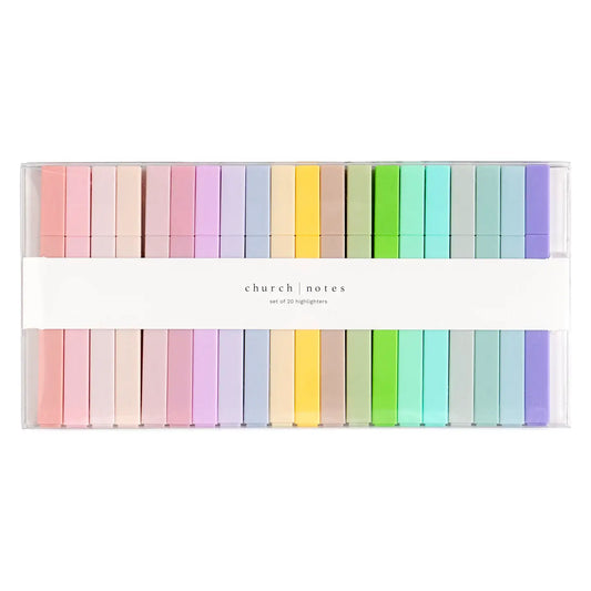 Faithful Highlights – Bible Study Highlighter Set of 20